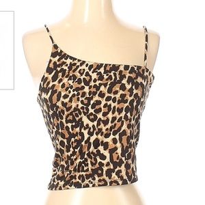 LA Hearts Cheetah print tank top